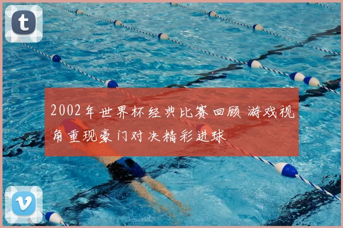 2002年世界杯经典比赛回顾 游戏视角重现豪门对决精彩进球